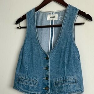 ROLLA'S Light Blue Denim Vest